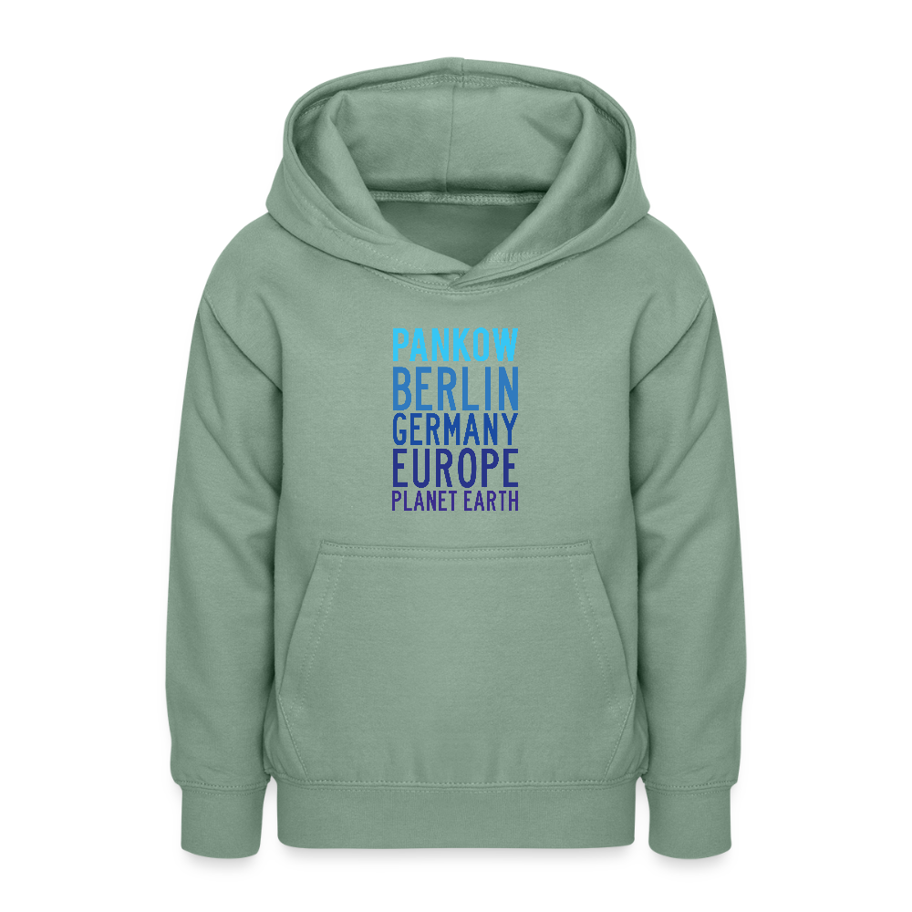 Pankow Planet Earth - Teenager Hoodie - Graugrün