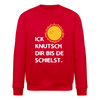 Ick knutsch dir Sonne! - Unisex Bio Sweatshirt - Rot