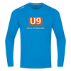 U9 - Männer Sport Langamshirt - Saphirblau