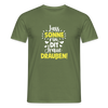 Lass Sonne rin, dit Jraue draußen! - Männer Premium T-Shirt - Militärgrün