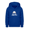Dit is mir Schnurz Piepe - Teenager Hoodie - Royalblau