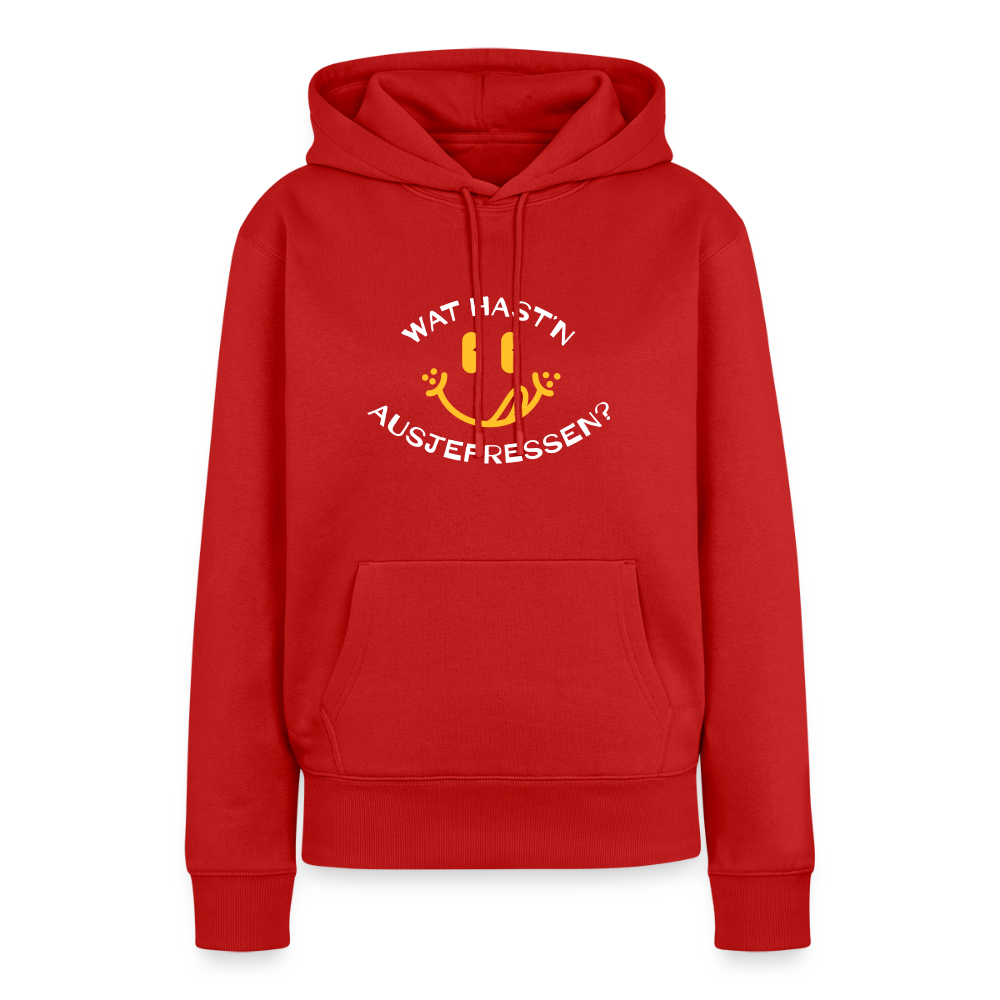 Wat Hast’n Ausjefressen - Frauen Premium Hoodie - Rot