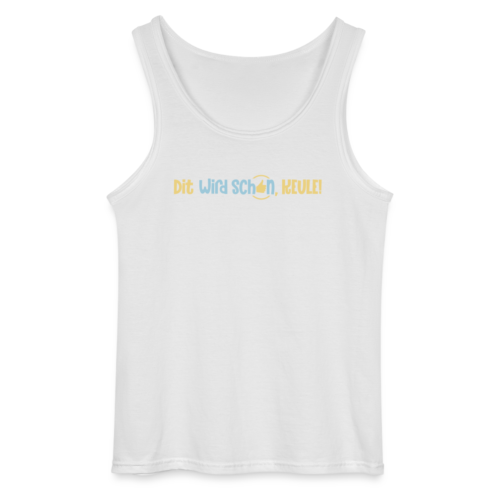 Dit wird schon, Keule! - Männer Tank Top - Weiß