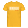 030 Berlin - Männer Premium T-Shirt - Gelb