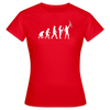 Evolution - Frauen Premium T-Shirt - Rot