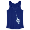 Fernsehturm Geometrie - Frauen Bio Tank Top - Königsblau