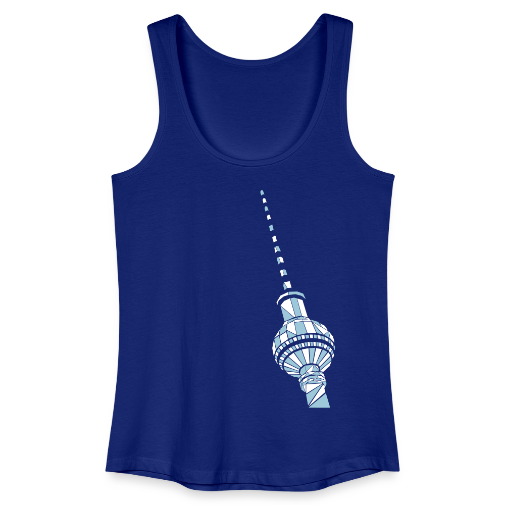 Fernsehturm Geometrie - Frauen Bio Tank Top - Königsblau