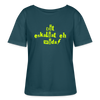 Dit eskaliat eh wilda  - Relaxed Rundhals Frauen Bio-T-Shirt - Dunkles Petrol