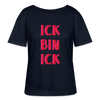 Ick bin Ick! - Relaxed Rundhals Frauen Bio-T-Shirt - Navy