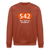 S42 - Unisex Bio Sweatshirt - Terrakotta