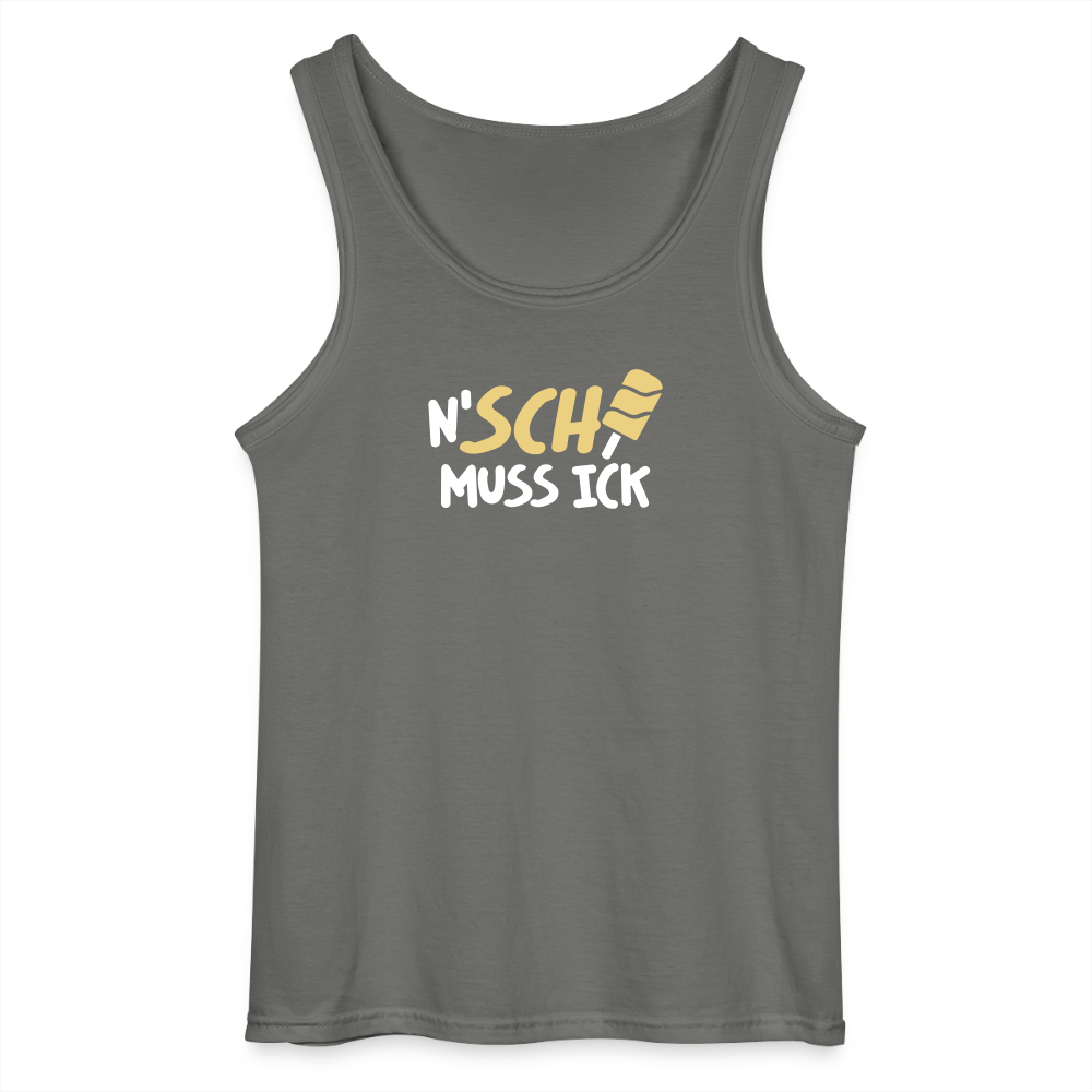 N'SCH... MUSS ICK - Männer Tank Top - Anthrazit