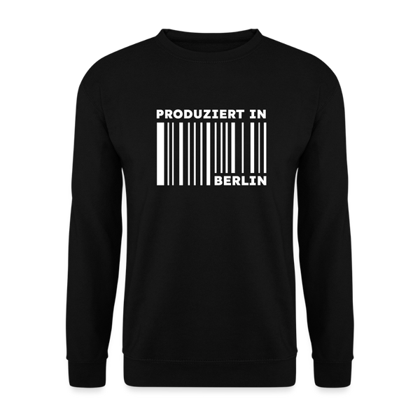 PRODUZIERT IN BERLIN - Unisex Pullover - Schwarz