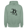 Mo le cule Man - Unisex Hoodie - Graugrün