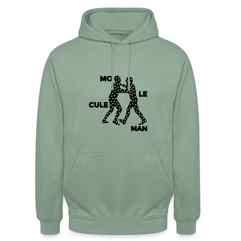 Mo le cule Man - Unisex Hoodie - Graugrün
