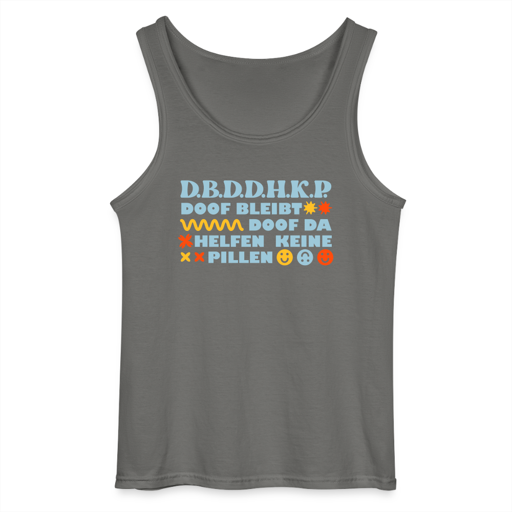 d.b.d.d.h.k.P - Männer Tank Top - Anthrazit