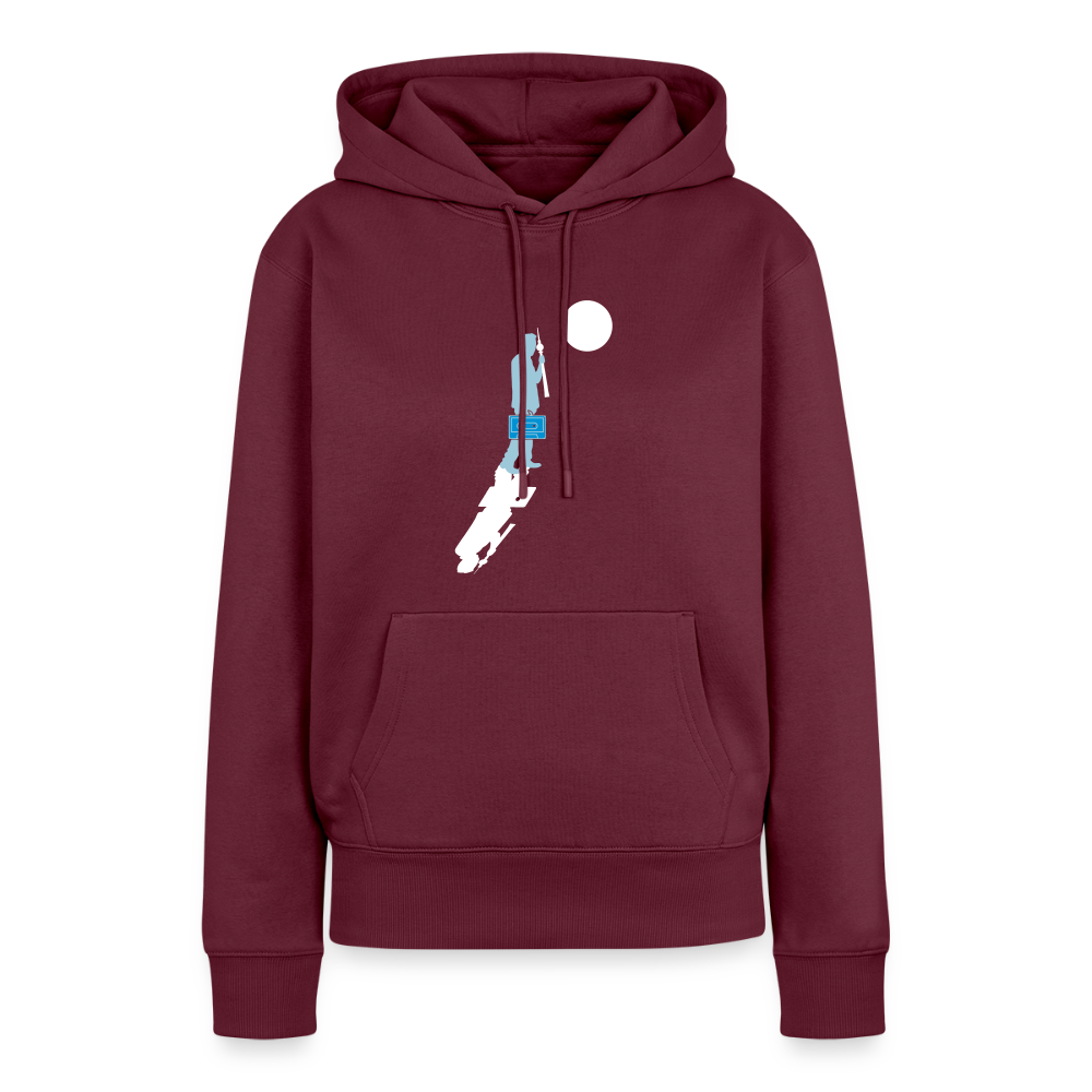 Unterwegs in Berlin - Frauen Premium Hoodie - Burgunderrot