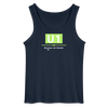 U1 - Männer Tank Top - Navy