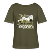 Tirol oder Tiergarten - Relaxed Rundhals Frauen Bio-T-Shirt - Khaki