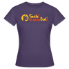 Tach! Ick steh uff Esel! - Frauen Premium T-Shirt - Dunkellila
