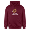 Dit is mir Schnurz Affe - Hoodie - Maroon