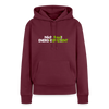 Nich faul! Energieeffizient! - Frauen Premium Hoodie - Burgunderrot