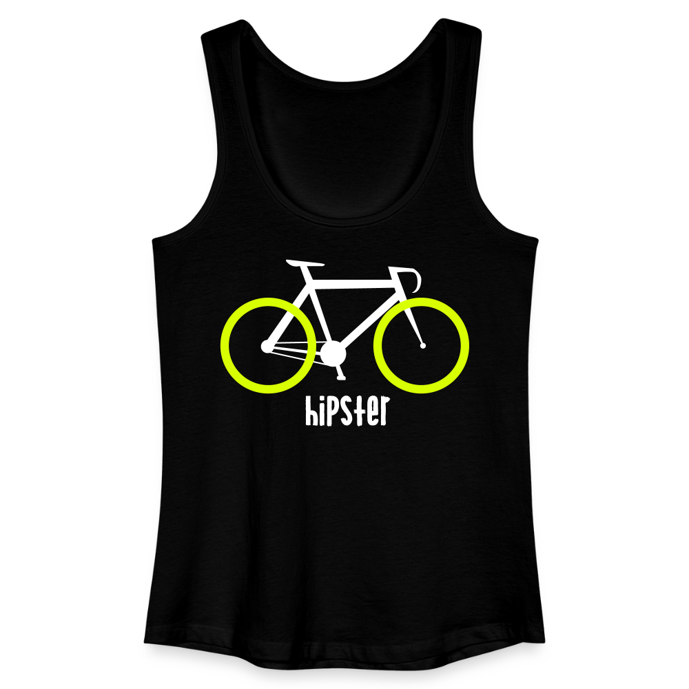 Hipster - Frauen Bio Tank Top - Schwarz