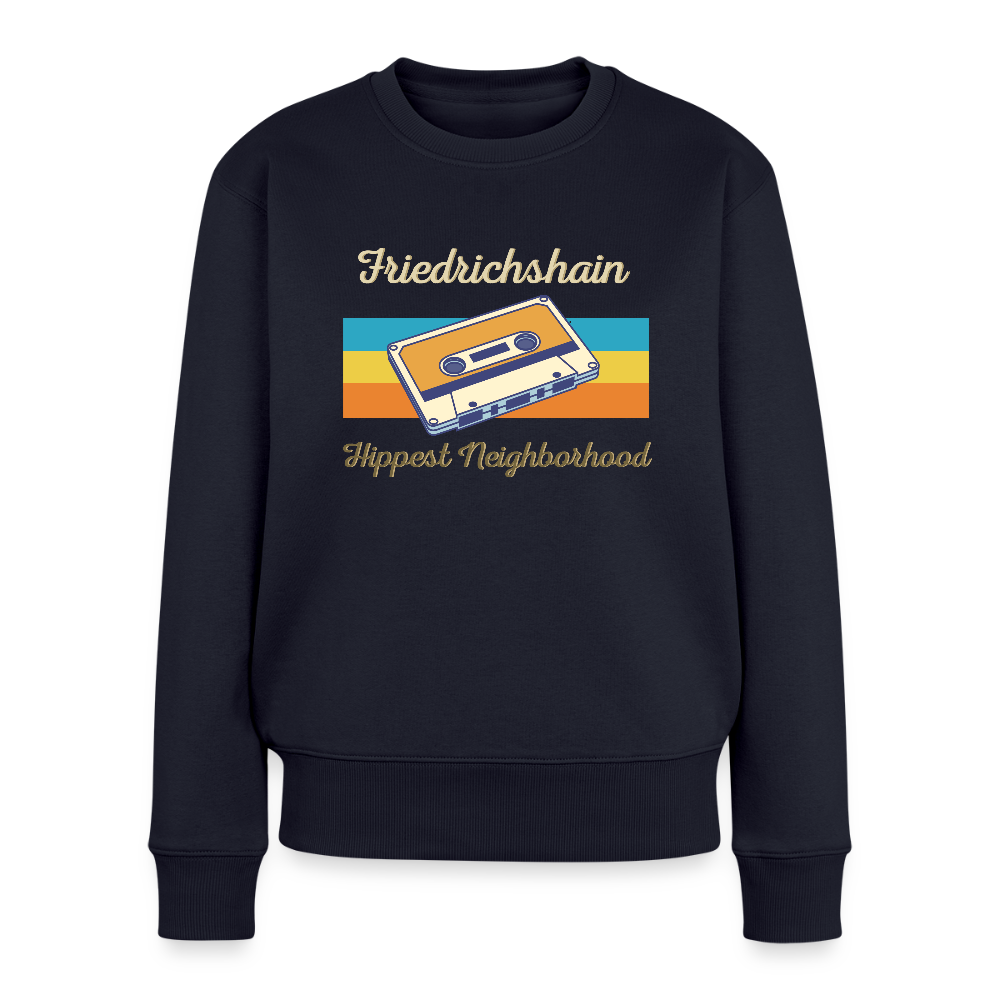 Friedrichshain Hippest Neighborhood - Frauen Premium Pullover - Navy