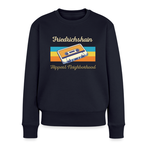 Friedrichshain Hippest Neighborhood - Frauen Premium Pullover - Navy