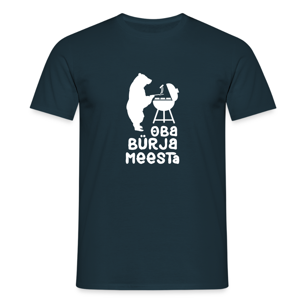 Bürjameesta - Männer Premium T-Shirt - Navy