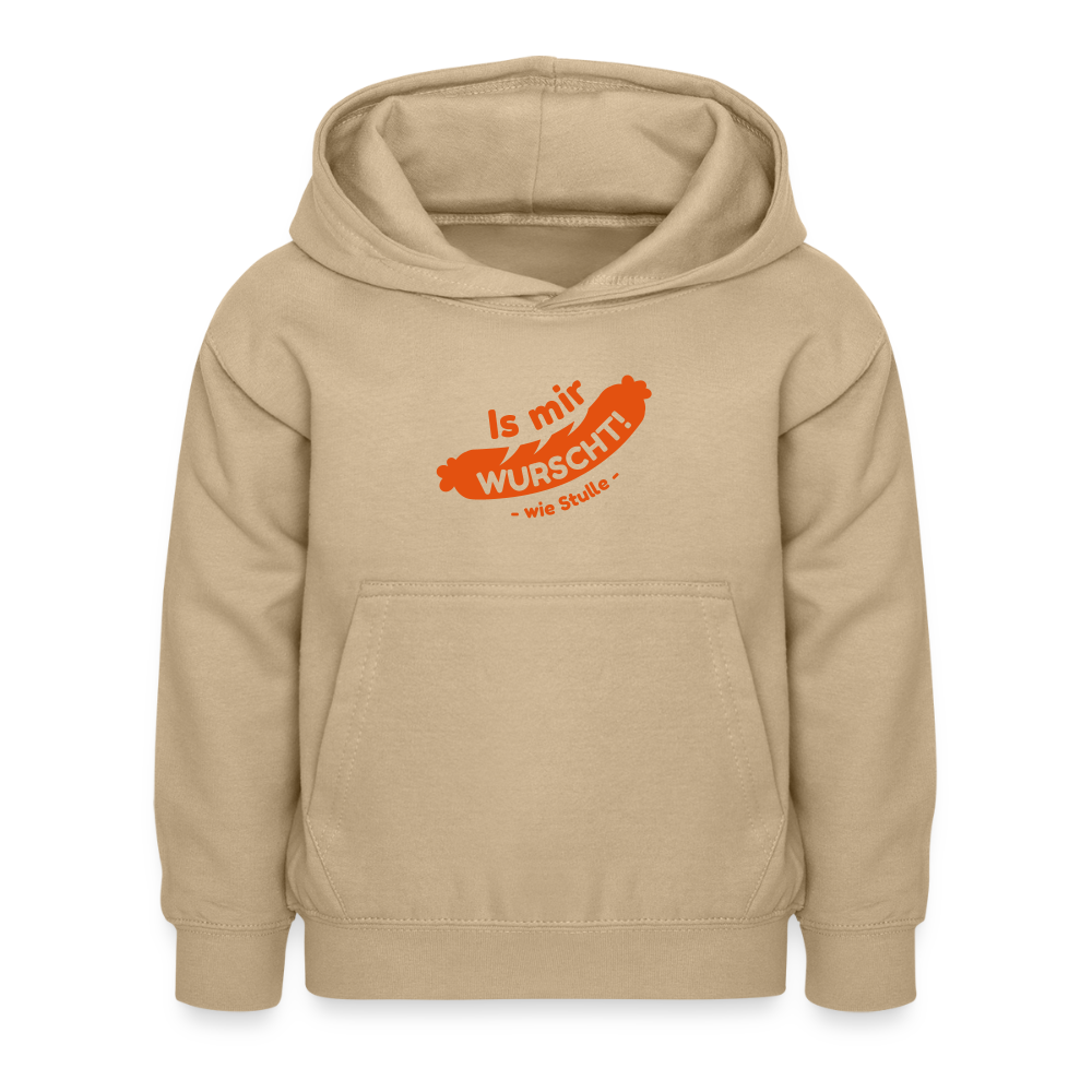 Is mir Wurscht - Kinder Hoodie - Sand