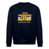 I love BVG - Unisex Bio Sweatshirt - Navy