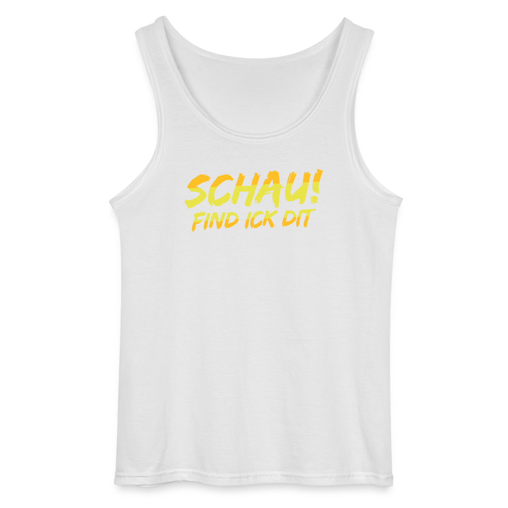 Schau! Find Ick Dit - Männer Tank Top - Weiß