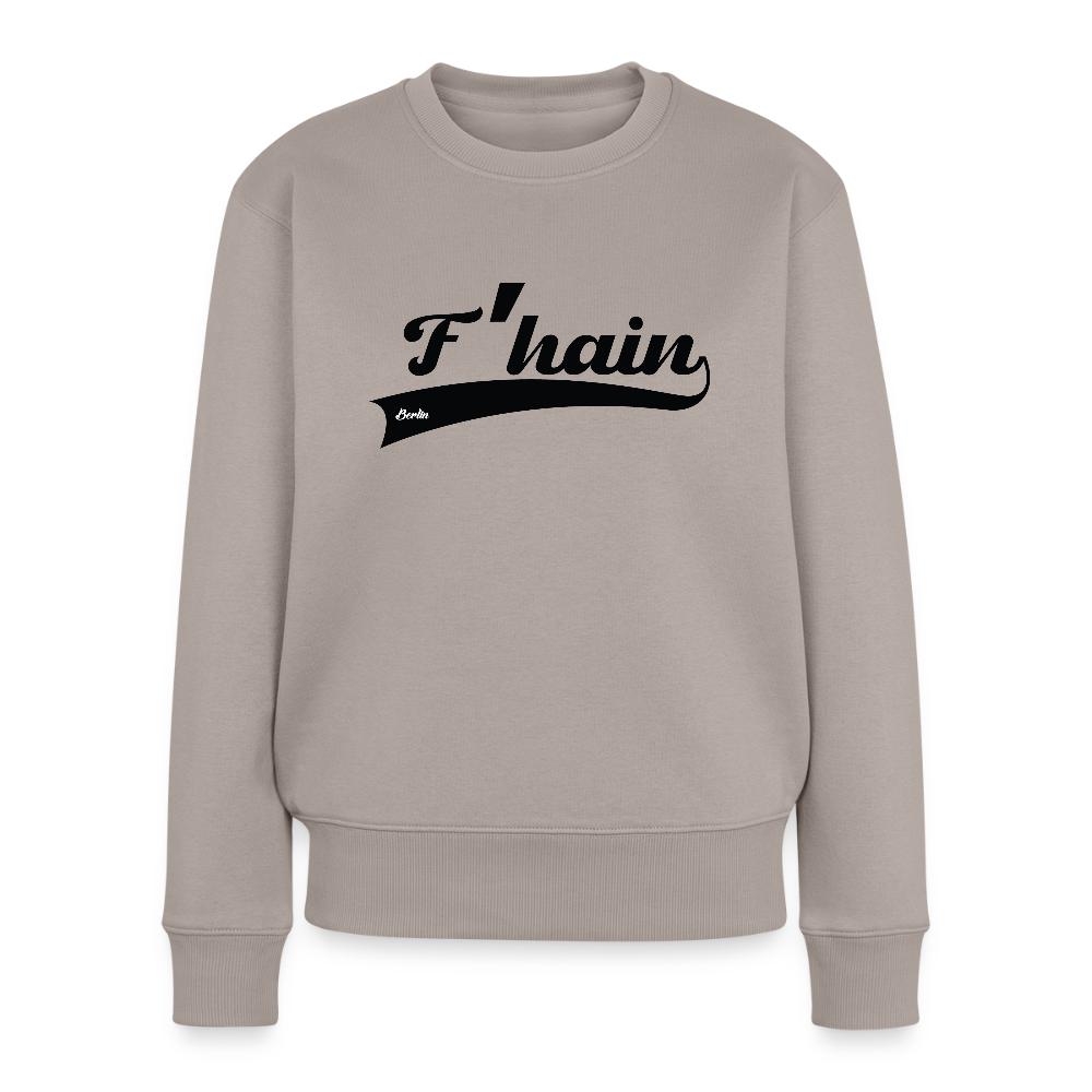 F'hain - Frauen Premium Pullover - Taupe
