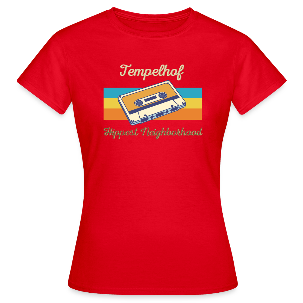 Tempelhof Hippest Neighborhood - Frauen Premium T-Shirt - Rot
