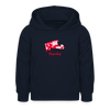 Tempelhof Flugzeug rot - Kinder Hoodie - Navy