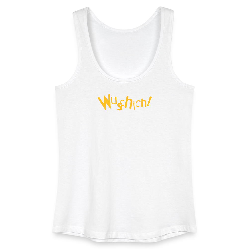 Wuschich! - Frauen Bio Tank Top - Weiß