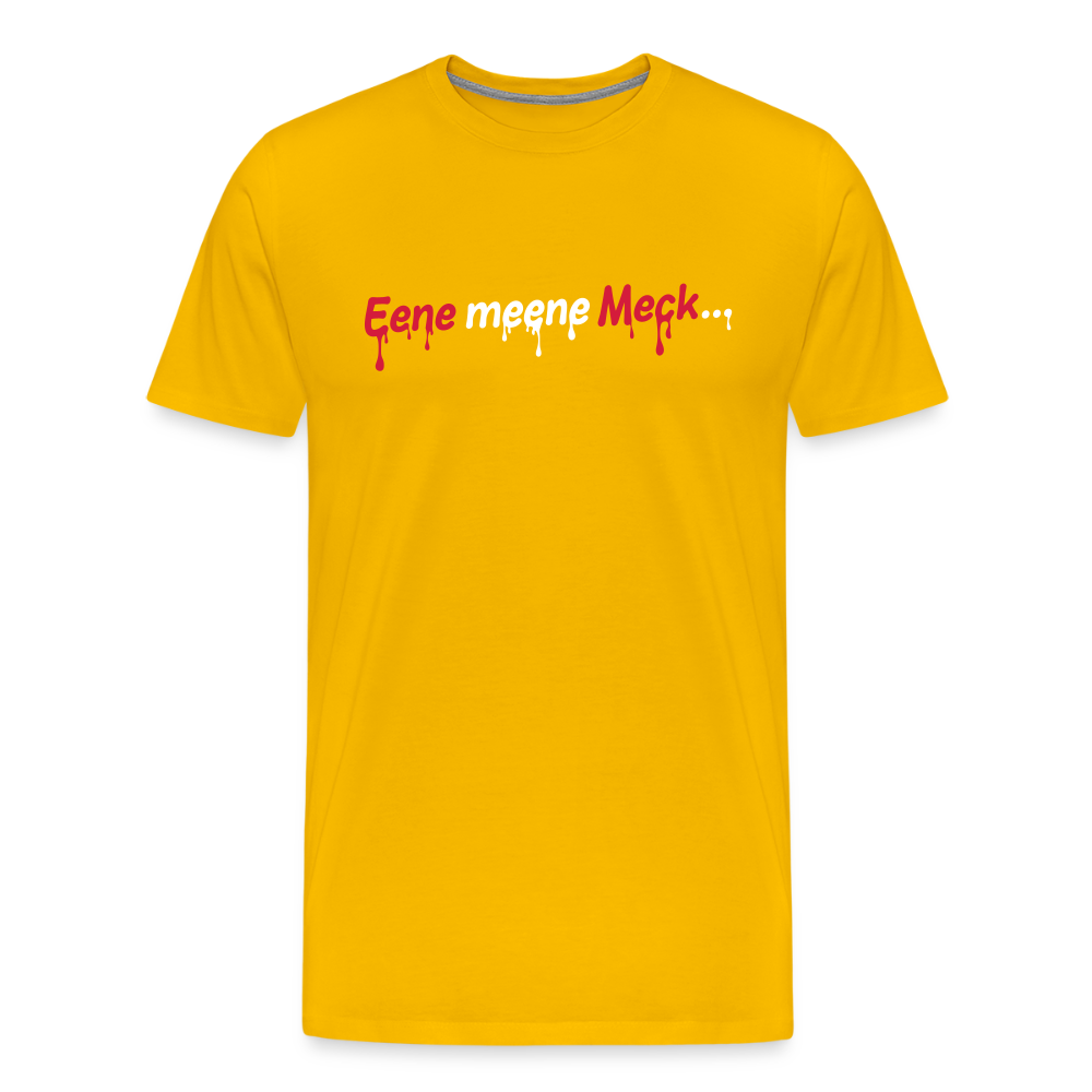 Eene meene Meck... - Männer Premium T-Shirt - Sonnengelb