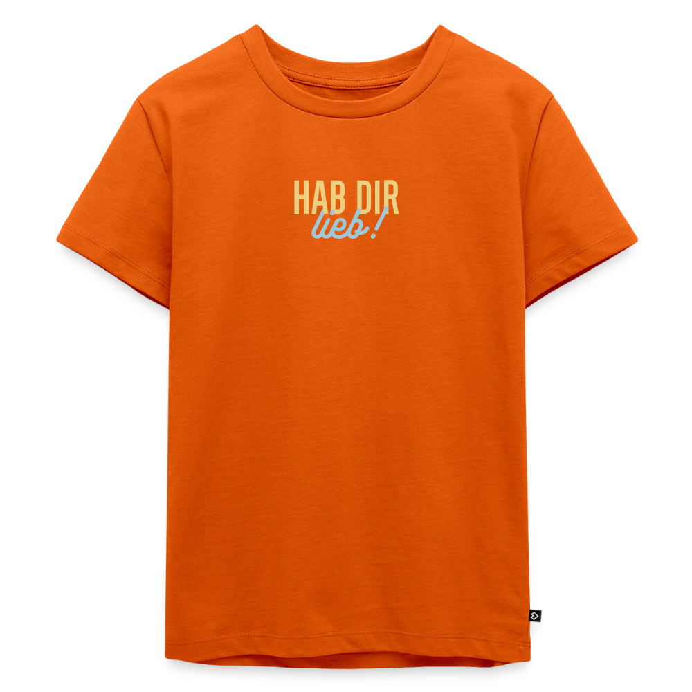 Hab Dir Lieb! - Kinder Premium T-Shirt - Orange