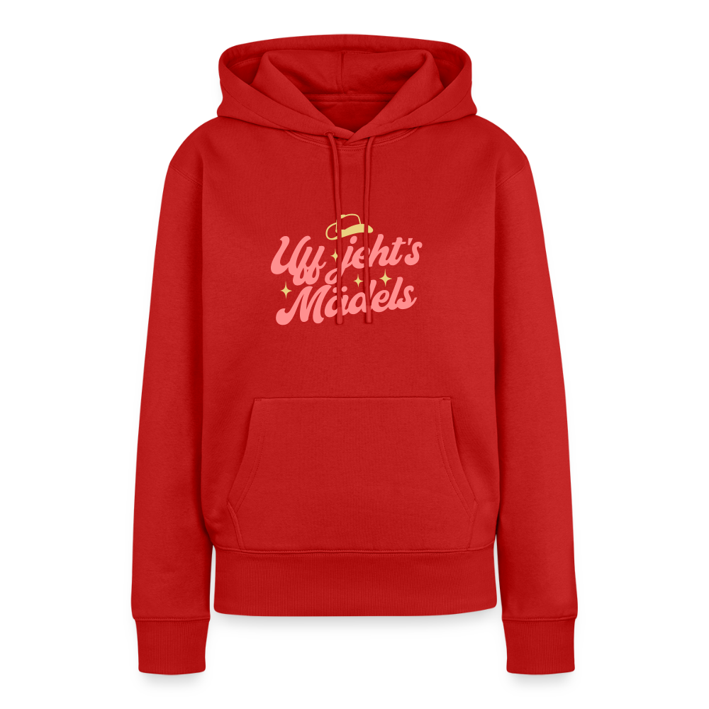Uff jeht’s Mädels - Frauen Premium Hoodie - Rot