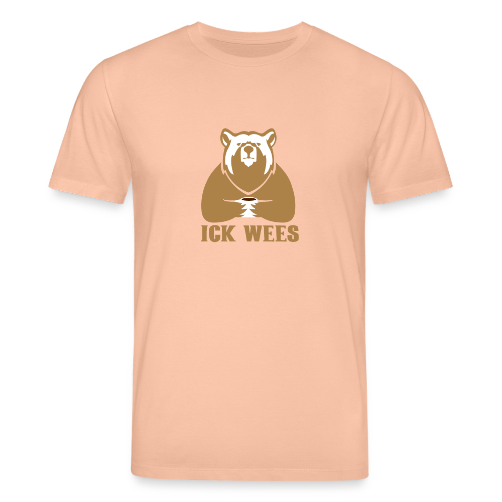 Ick Wees - Unisex Bio T-Shirt - Pfirsich