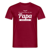 Opa wees allet - Männer Premium T-Shirt - Ziegelrot