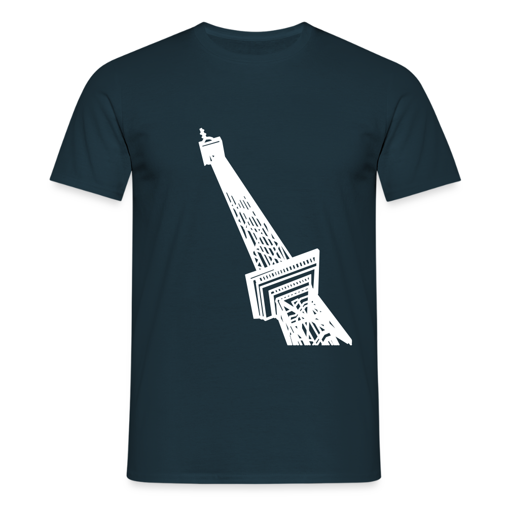 Der Funkturm - Männer Premium T-Shirt - Navy