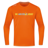 Dit wird schon, Keule! - Männer Sport Langamshirt - Neonorange