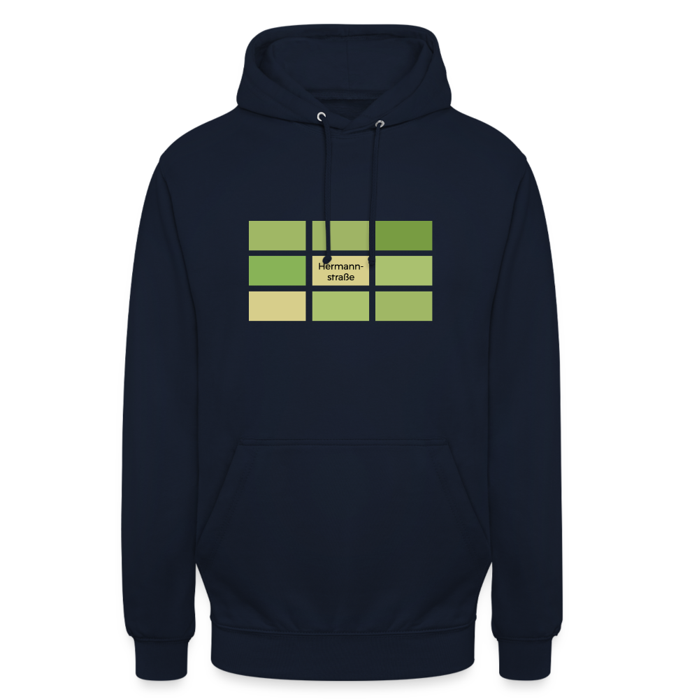 Hermanstrasse - Unisex Hoodie - Navy