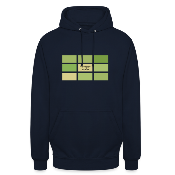Hermanstrasse - Unisex Hoodie - Navy