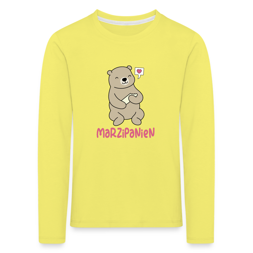 Marzipanien - Kinder Langarmshirt - Gelb