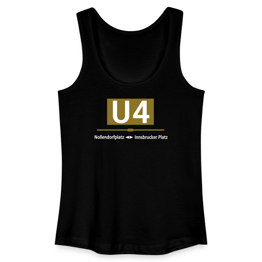 U4 - Frauen Bio Tank Top - Schwarz