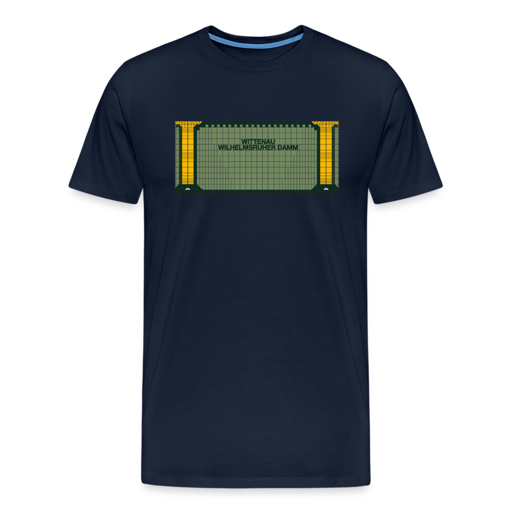 Wittenau Wilhelmsruher Damm - Männer Premium T-Shirt - Navy