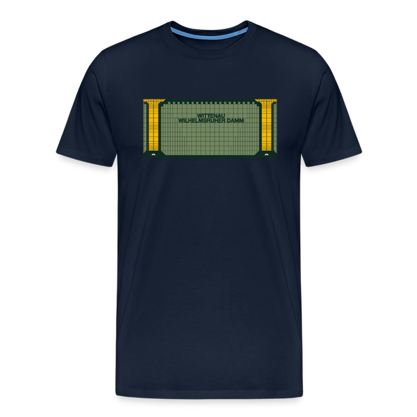 Wittenau Wilhelmsruher Damm - Männer Premium T-Shirt - Navy