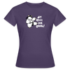 Dit kann ick ooch! - Frauen Premium T-Shirt - Dunkellila